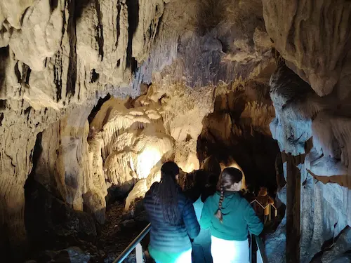 Les élèves de 6ème de l'Institut Saint-Dominique de Pau visitent les grottes de Gargas