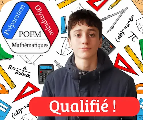 Samuel Déchelette qualifié pour la préparation olympique de mathématiques